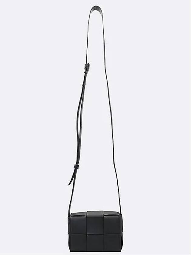 Bottega Veneta 666688 Black color candy cassette mini cross bag