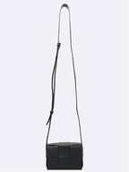 Bottega Veneta 666688 Black color candy cassette mini cross bag