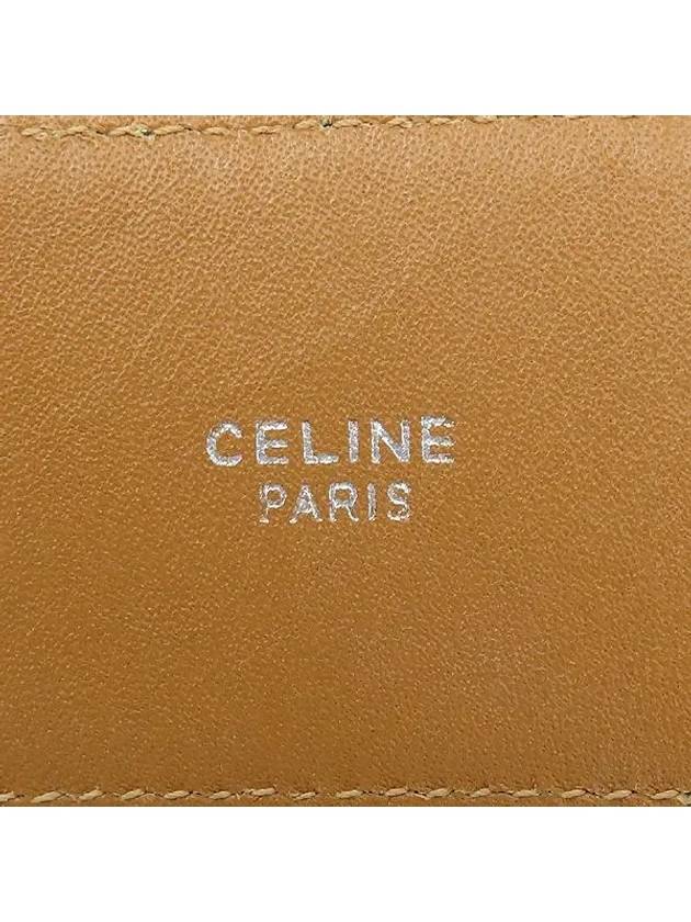 CELINE Silver horsebit decorated women s belt