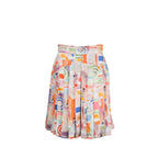 Chanel Size 38 19S Umbrella Motif Skirt Silk Multicolour