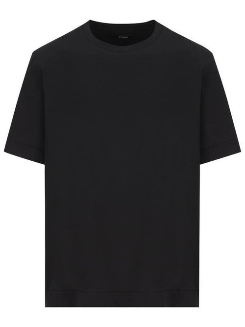 Fendi Staff Only Cotton Short Sleeve T-Shirt Black