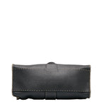 Fendi Selleria Handbags Black Leather Ladies Fendi