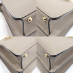 Fendi Peekaboo ISeeU MEDIUM Peekaboo 8BN321 Handbag Gr SV G  2WAY Leather  Women Preservation Bag