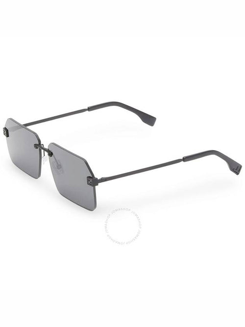Fendi Fendi Smoke Geometric Men's Sunglasses FE40043U 02A 59