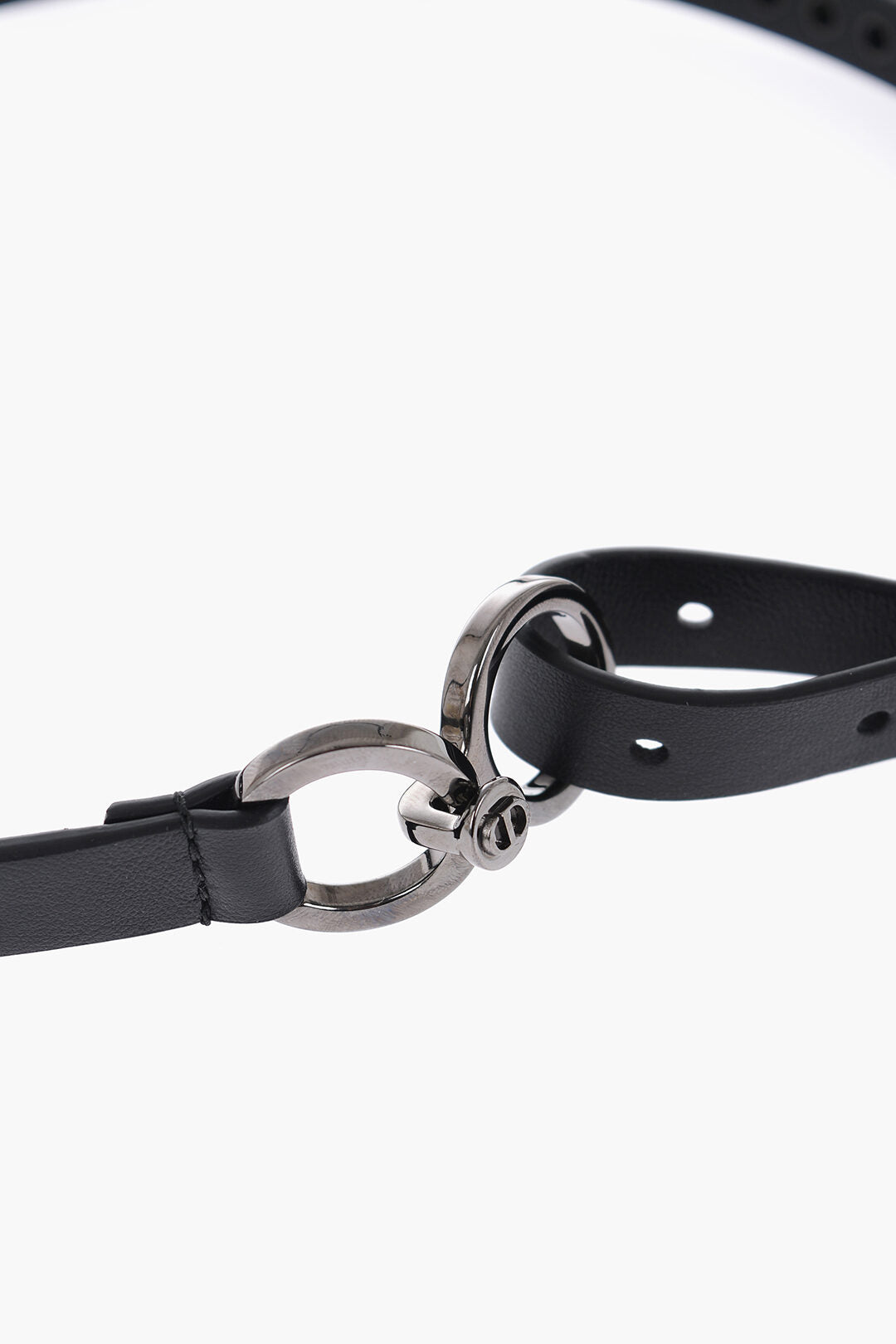 Dior Leather Belt With Eyelets 15Mm