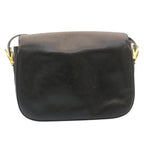 CELINE Horse Carriage Shoulder Bag Leather Black  28422