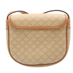 CELINE Macadam Canvas Shoulder Bag Brown  28459