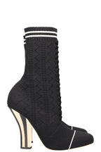 FENDI Heels Boots Stretch Fabric Black