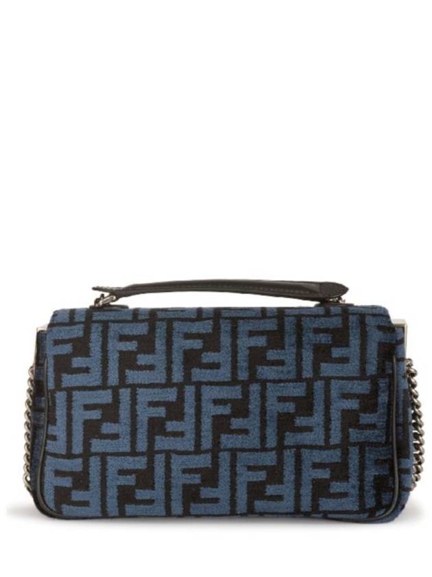 Fendi Baguette Chain Medium Shoulder Bag Blue