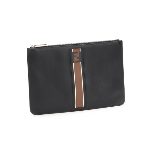 Fendi Leather Clutch Bag - '10s
