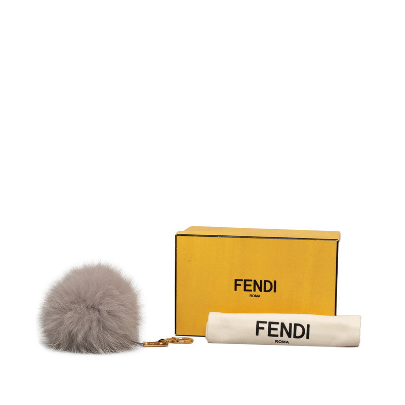 Fendi Pomponcham Bag Cham Keyholder 7AR259 Gr Per  Fendi
