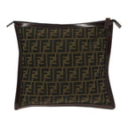 Fendi Zucca  Canvas Clutch Bag ()