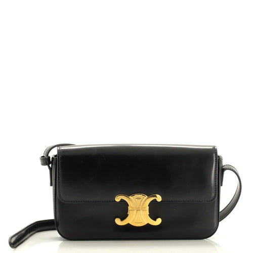 Celine Triomphe East-West Shoulder Bag Smooth Calfskin