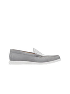 Granville Oblique Jacquard Suede Loafers Grey Dior