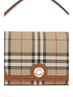 Burberry Check Shoulder Bag Beige