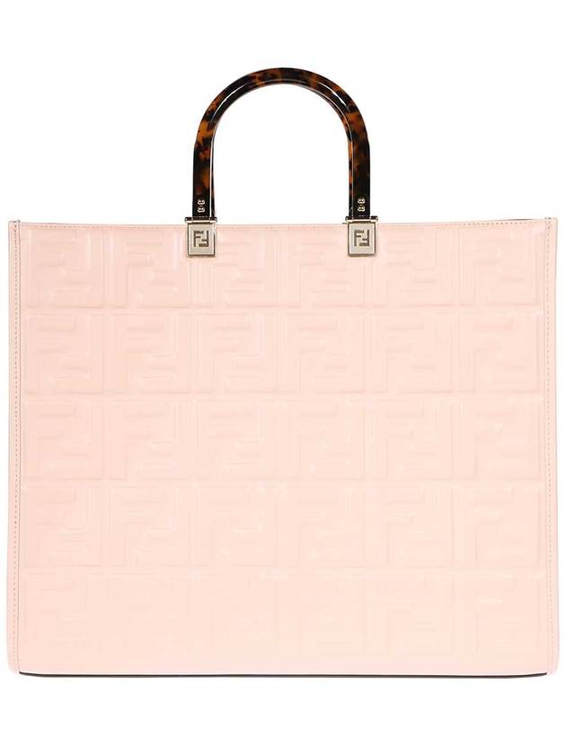 Fendi Sunshine FF Logo Medium Tote Bag Pink