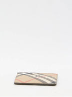 Burberry Check Card Wallet Beige