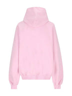 Balenciaga Beverly Hills Embroidered Hooded Top Pink