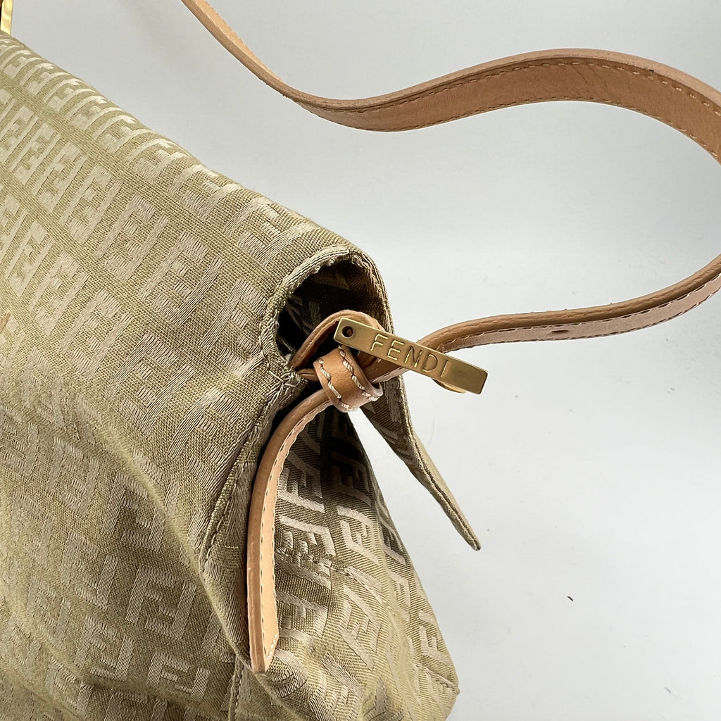 Fendi Zukka Mamma Baguette Shoulder Bag TWS