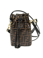 Fendi Mon Tresor Small Bucket Bag Brown