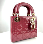 Dior Mini Lady Dior Bag in Patent Calfskin