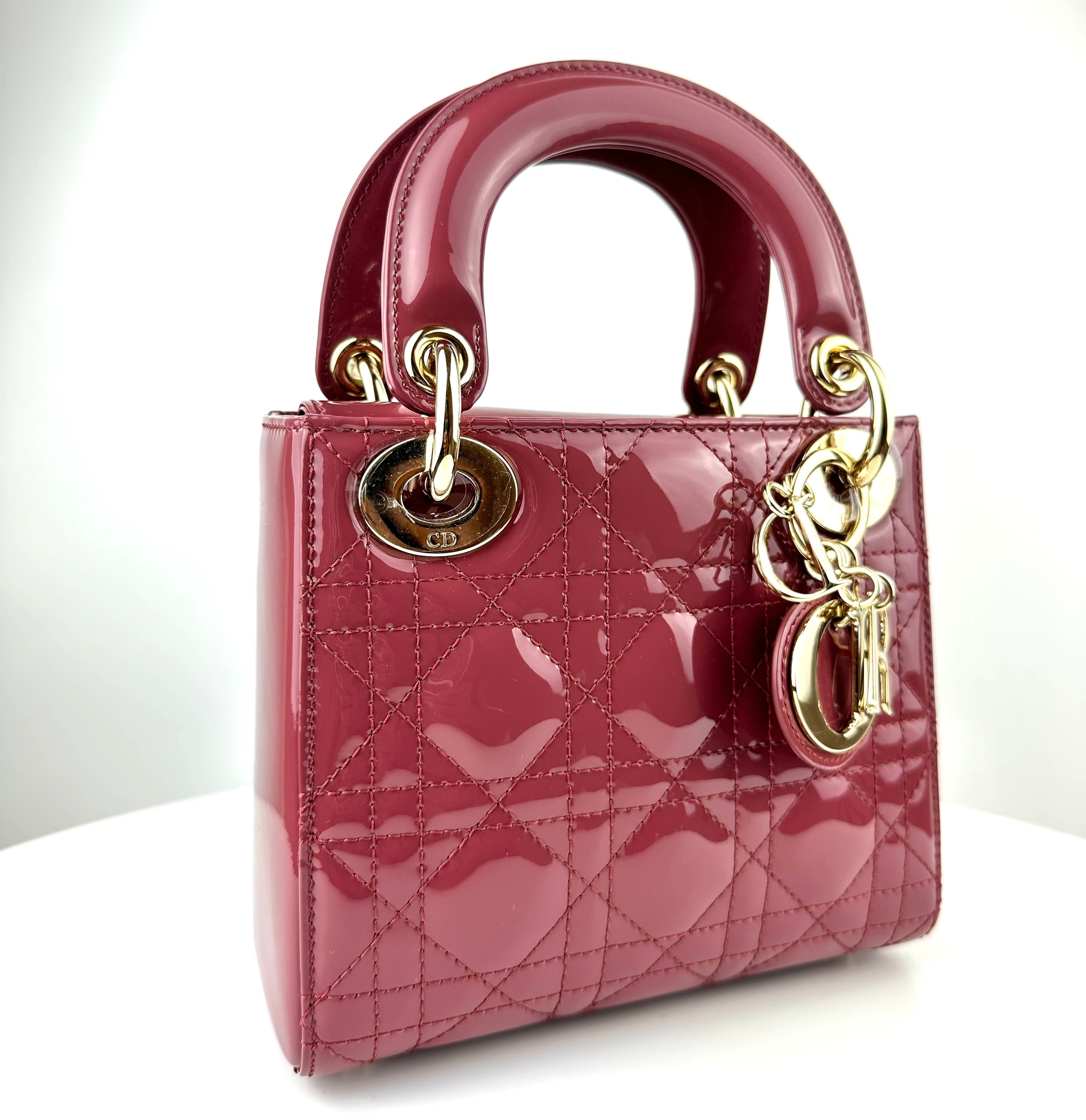 Dior Mini Lady Dior Bag in Patent Calfskin
