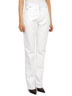 Cotton Straight Pants White Dior