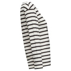 Dior No Great Women Artists Striped Cotton Linen Tshirt