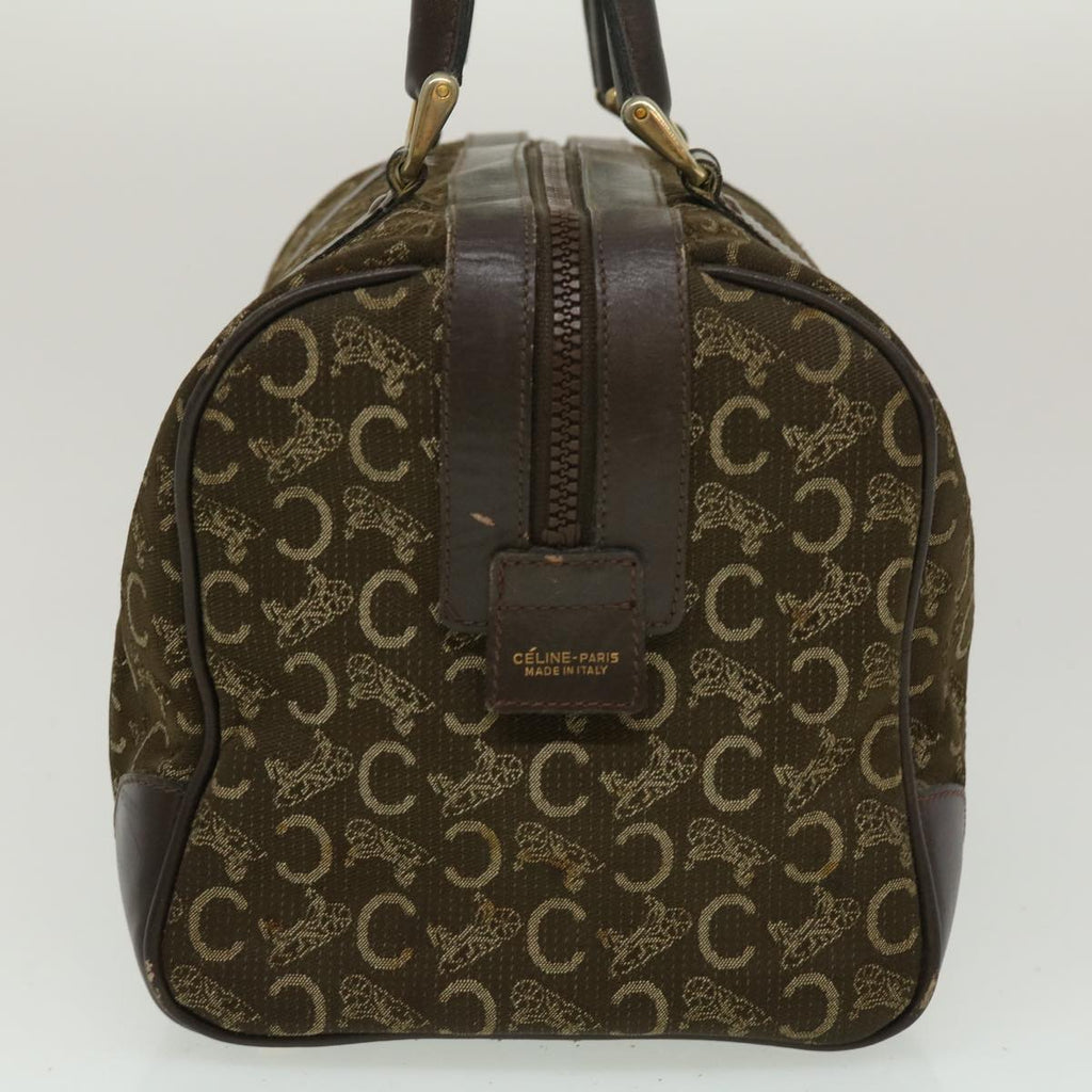 CELINE C Macadam Canvas Hand Bag Brown  29810