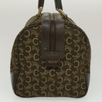 CELINE C Macadam Canvas Hand Bag Brown  29810
