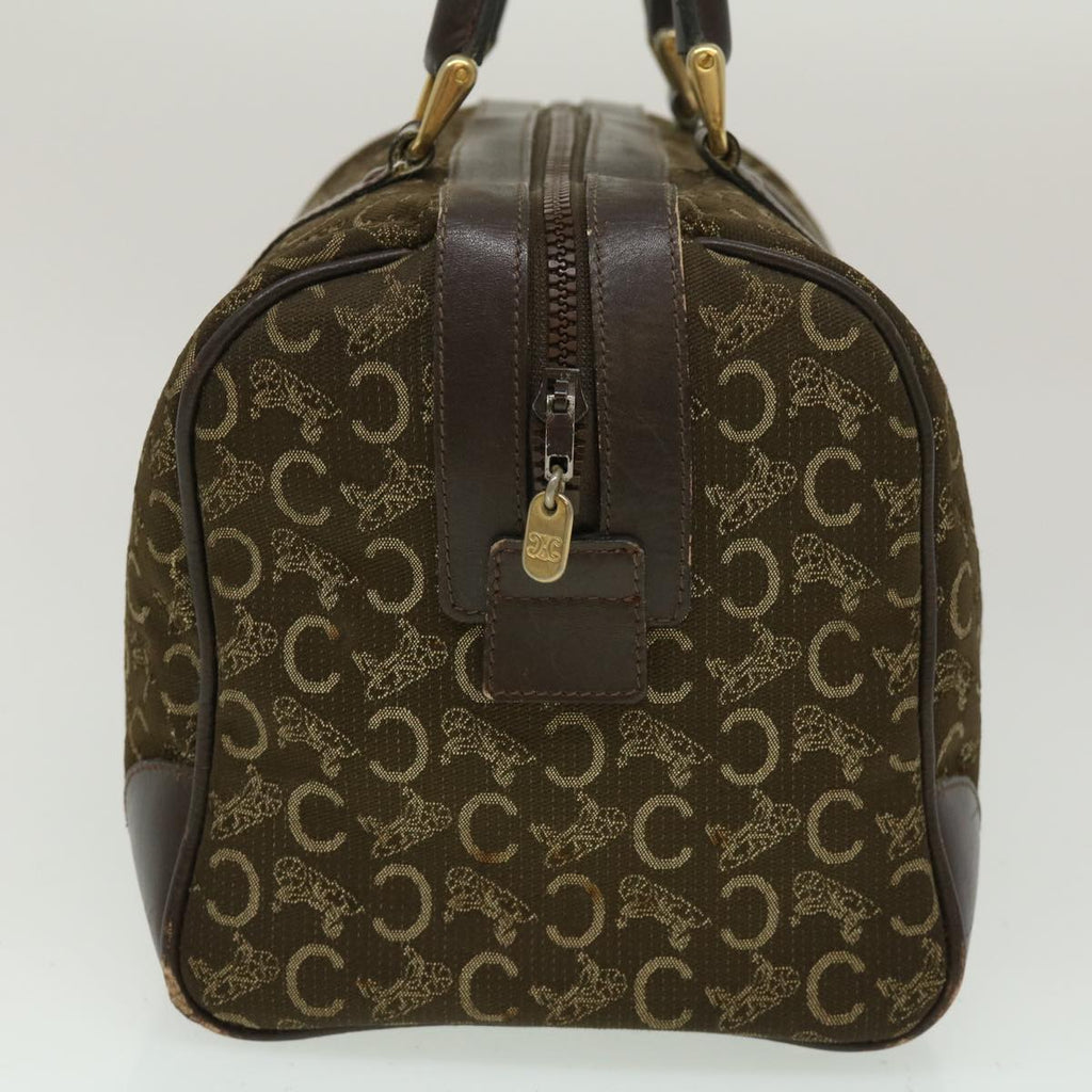 CELINE C Macadam Canvas Hand Bag Brown  29810