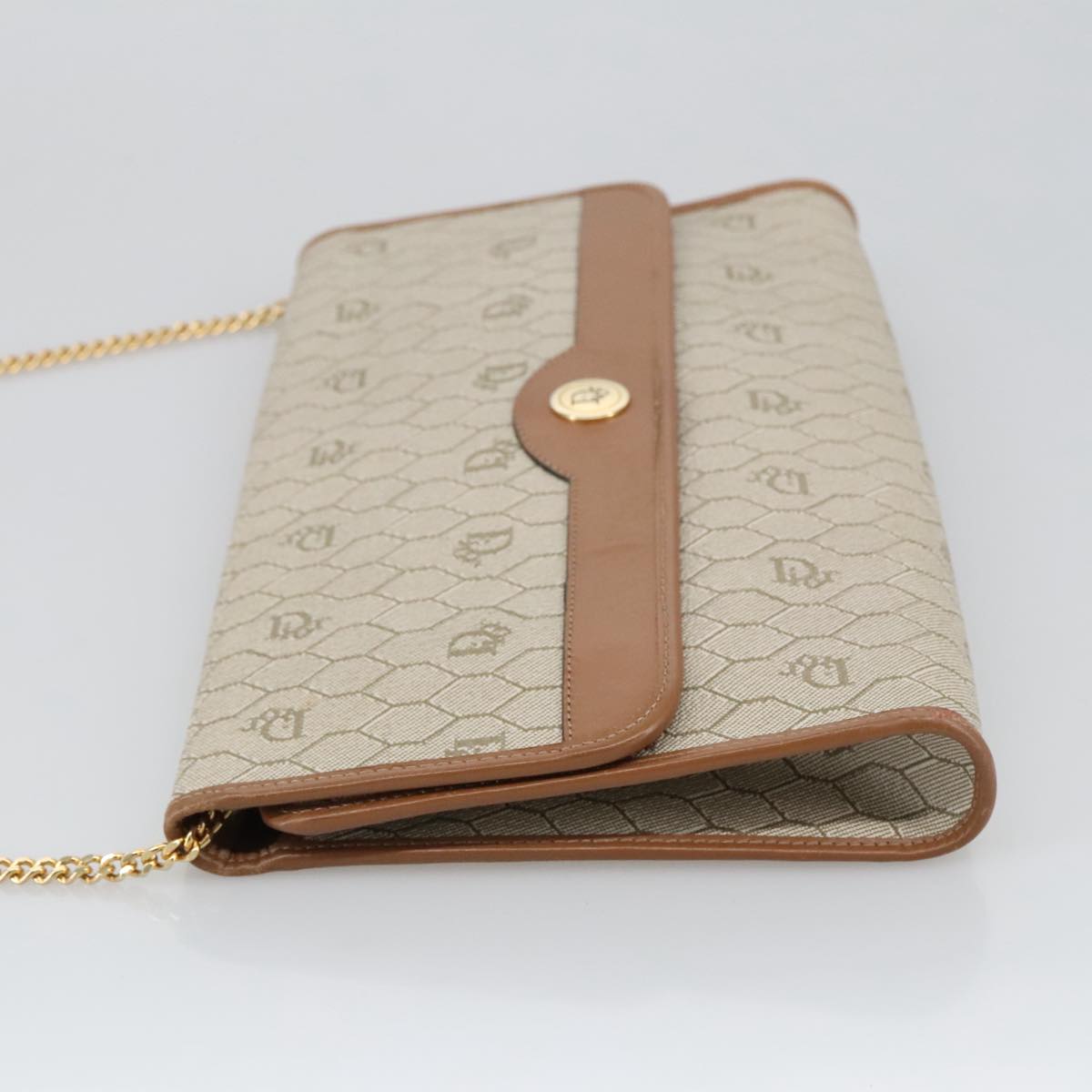 Dior Honeycomb  Canvas Shoulder Bag (Pre-Owned)