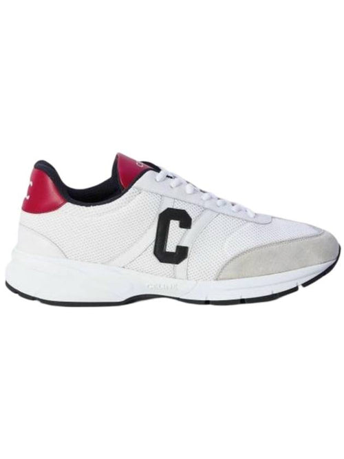 CELINE CR 02 Logo Low Top Sneakers White
