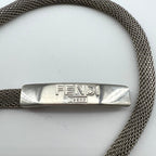 Fendi Silver Metal Belt