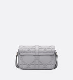 Mini Dior Charm Bag Dior Gray Cannage Cosmo Leather