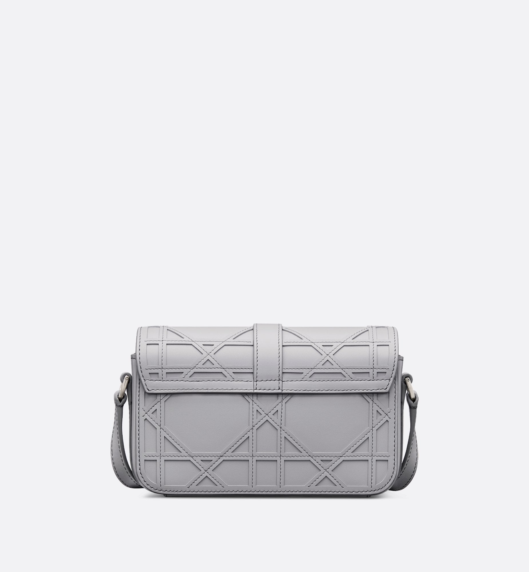 Mini Dior Charm Bag Dior Gray Cannage Cosmo Leather