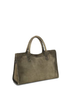 Balenciaga Women Suede Le City Medium Handbag