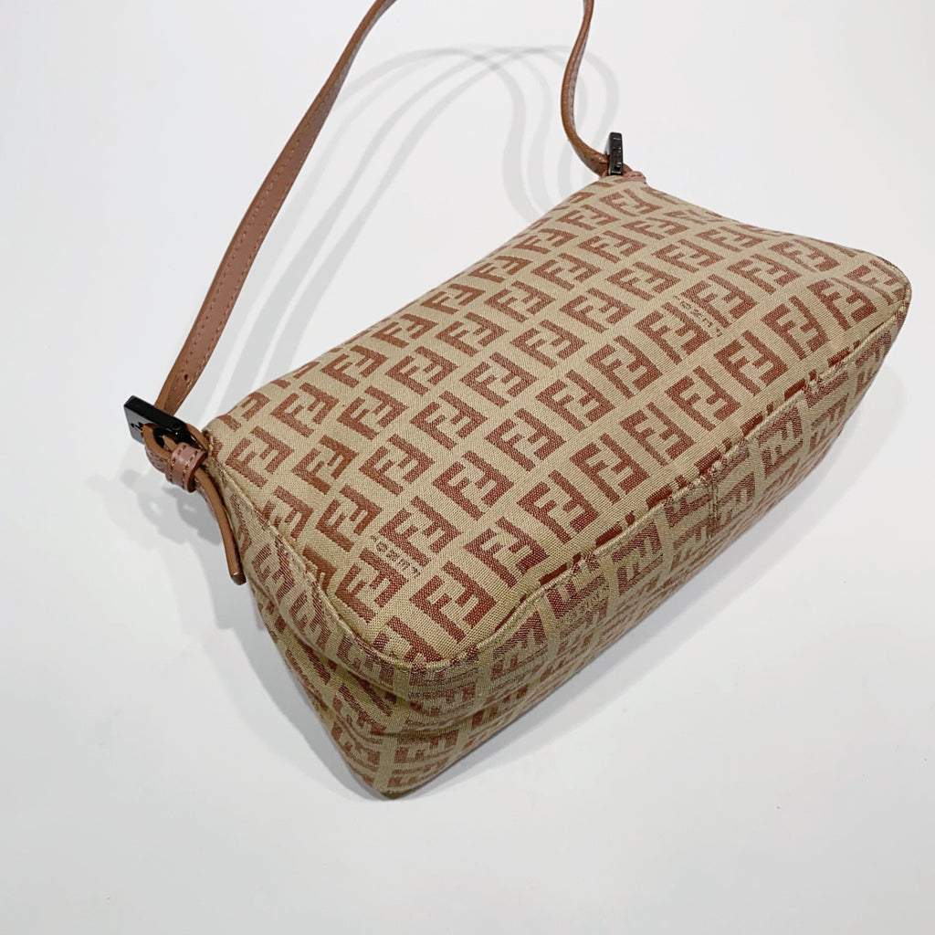 No.3972-Fendi Vintage Zucchino Mini Mama Baguette Bag