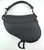 Dior Ultra Matte Mini Saddle Black Ultramatte CalfskinBag