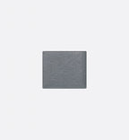 Bifold Wallet Deep Gray Dior Gravity Leather