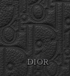Wallet With Money Clip Black Dior Gravity Leather