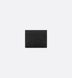 Card Holder Black Dior Gravity Leather