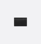 Business Card Holder Black Dior Gravity Leather