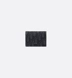 Business Card Holder Black Dior Oblique Jacquard