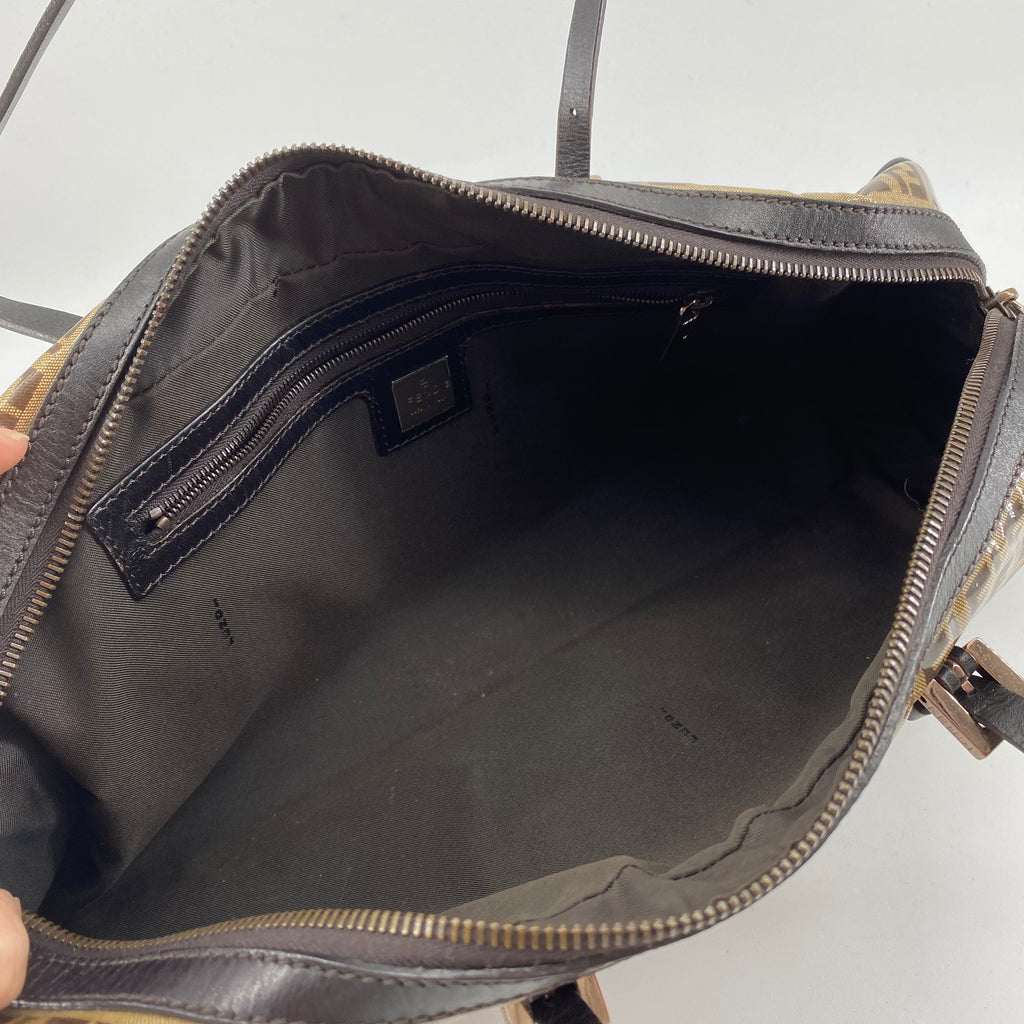 Fendi Zucchino Bowler Bag