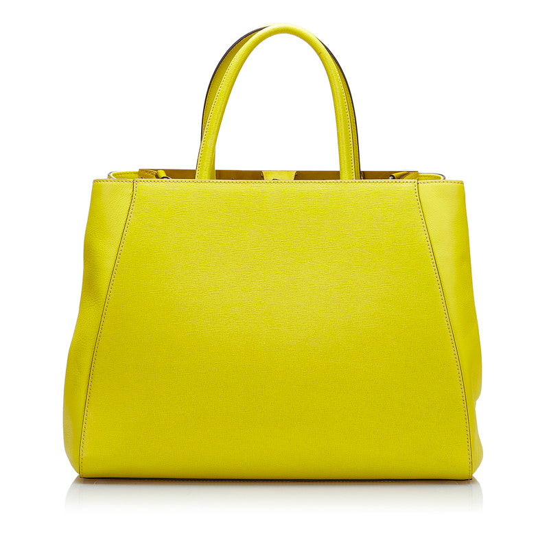 Fendi Leather 2Jours Elite Handbag - '10s