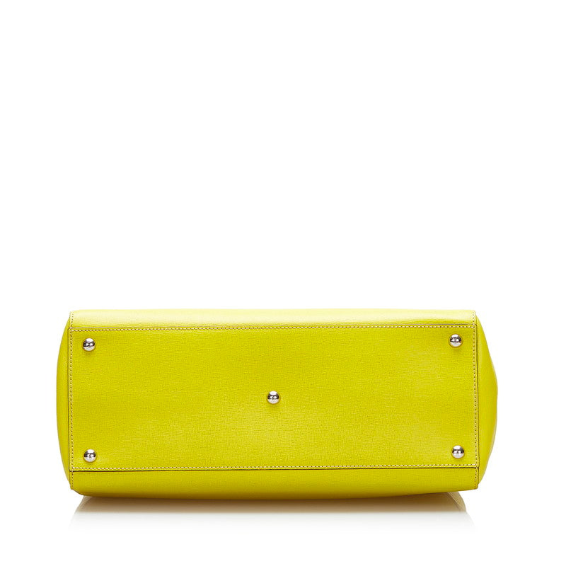 Fendi Leather 2Jours Elite Handbag - '10s