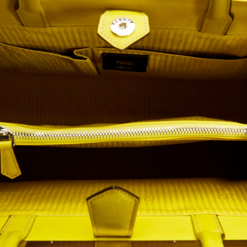 Fendi Leather 2Jours Elite Handbag - '10s