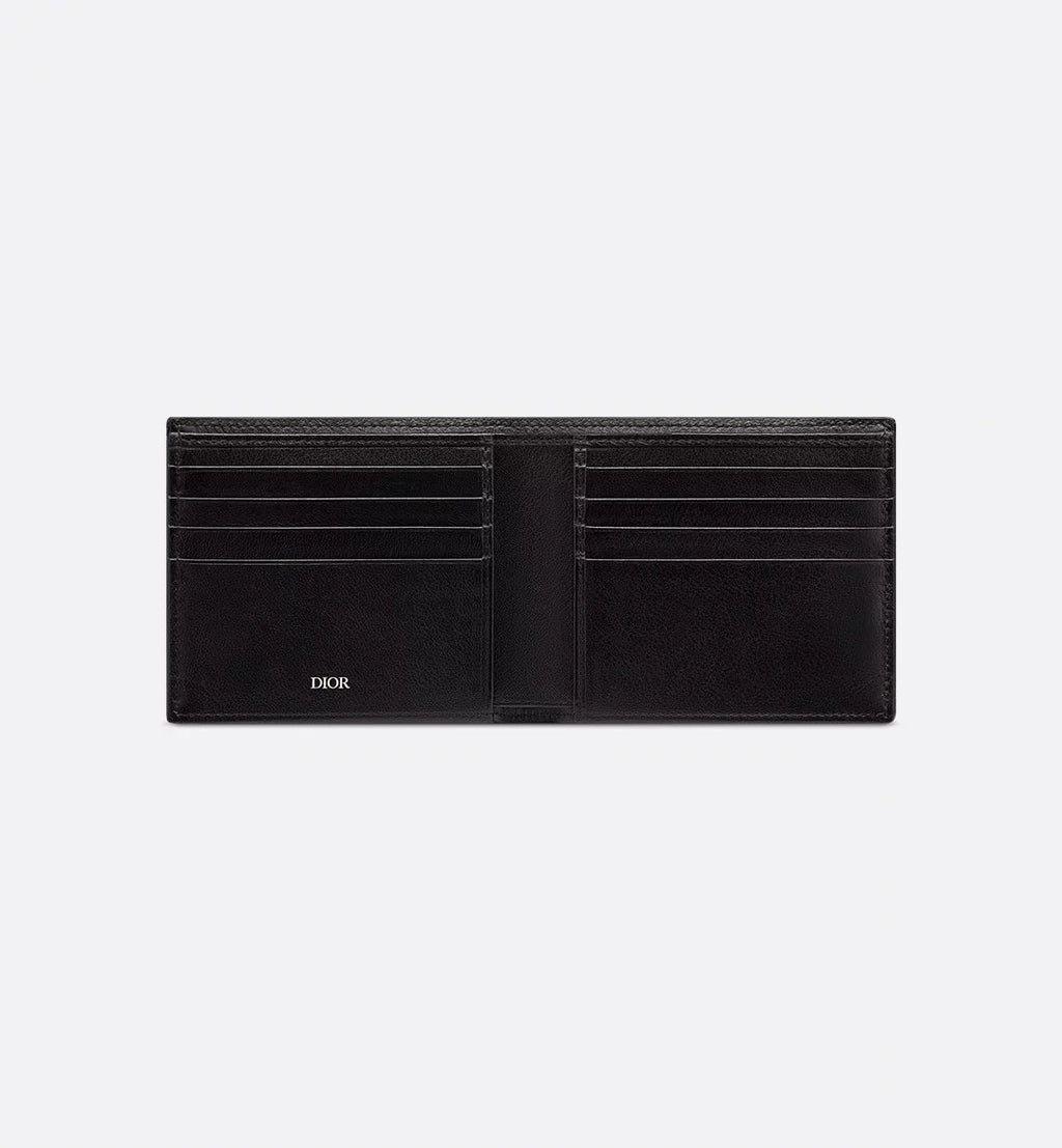 Wallet Black Dior Oblique Jacquard