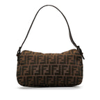FENDI Zucca Double Flap Baguette